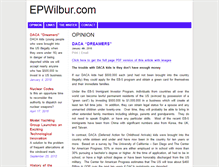 Tablet Screenshot of epwilbur.com